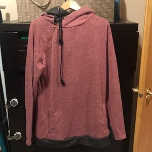 Ampersand Ave double hooded sweatshirt